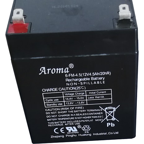 Batteri til elbil 12V/4,5AH