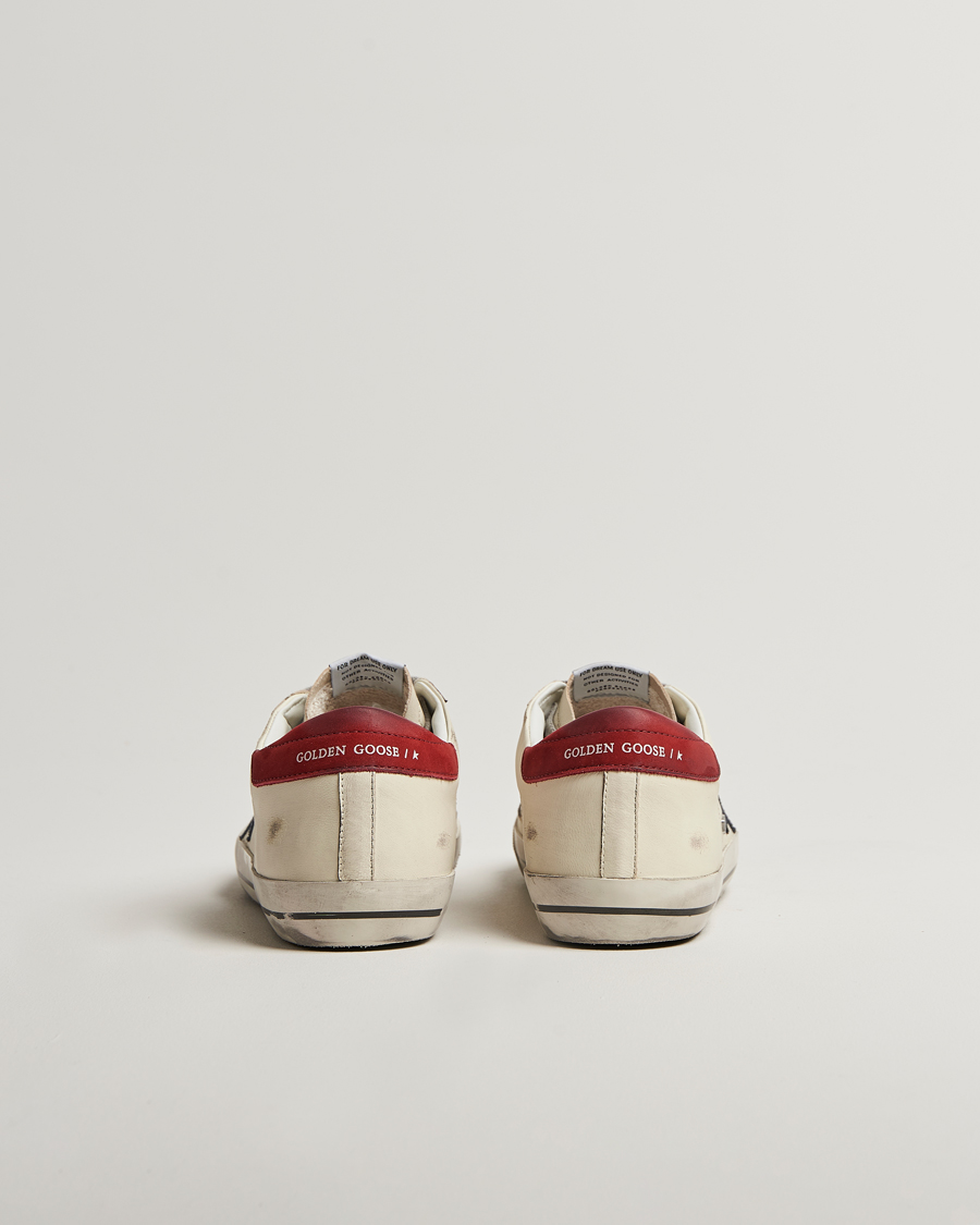 Golden Goose Super-Star Sneakers White/Blue/Red