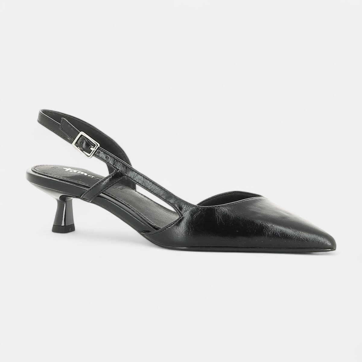 Escarpins avec bride arrière Femme noir