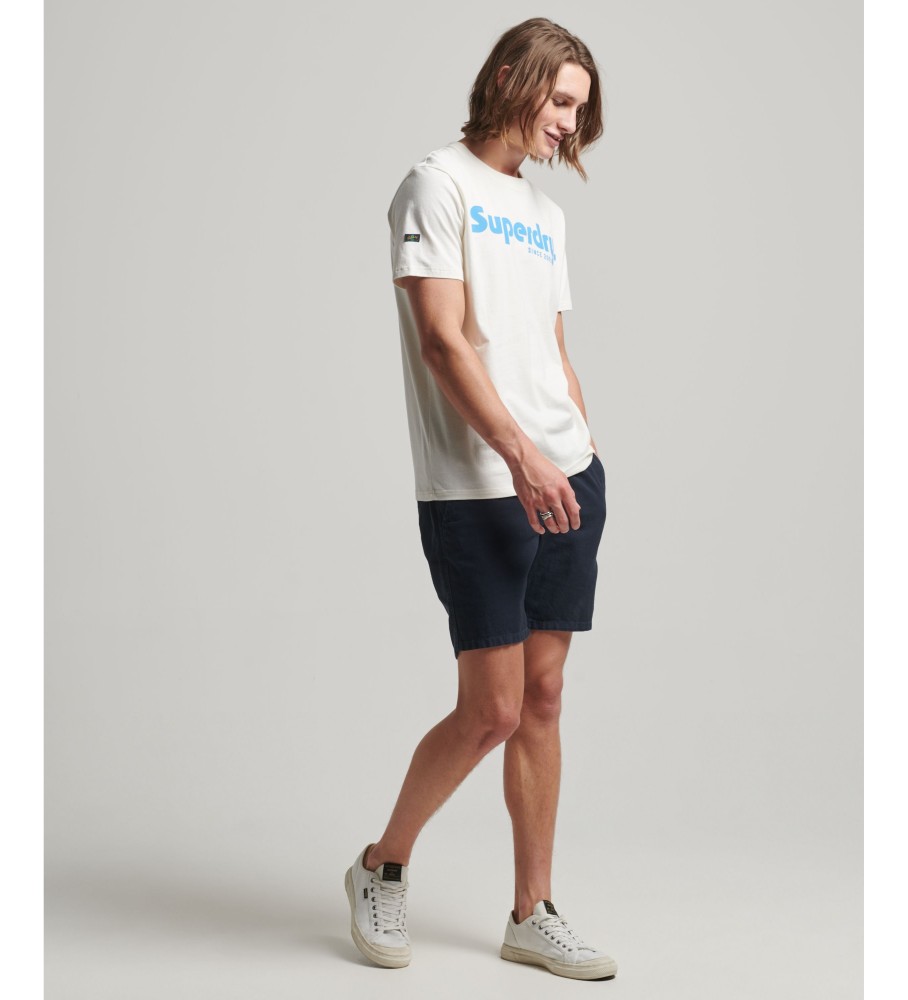 Camiseta Superdry Vintage Terrain Classic Logo, branca
