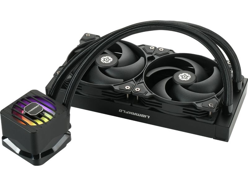 Enermax Wasserkühlung LIQMAXFLO SR 240 AIO-Wasserkühlung mit erweiterter Xtreme-Zweikammerpumpe