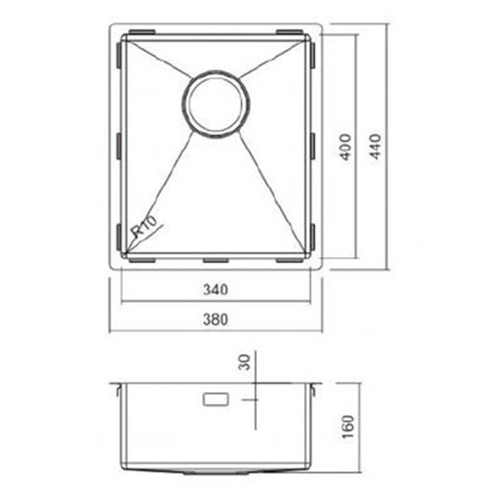 VASKEKUM NORDIC TECH RADIUS 340 X