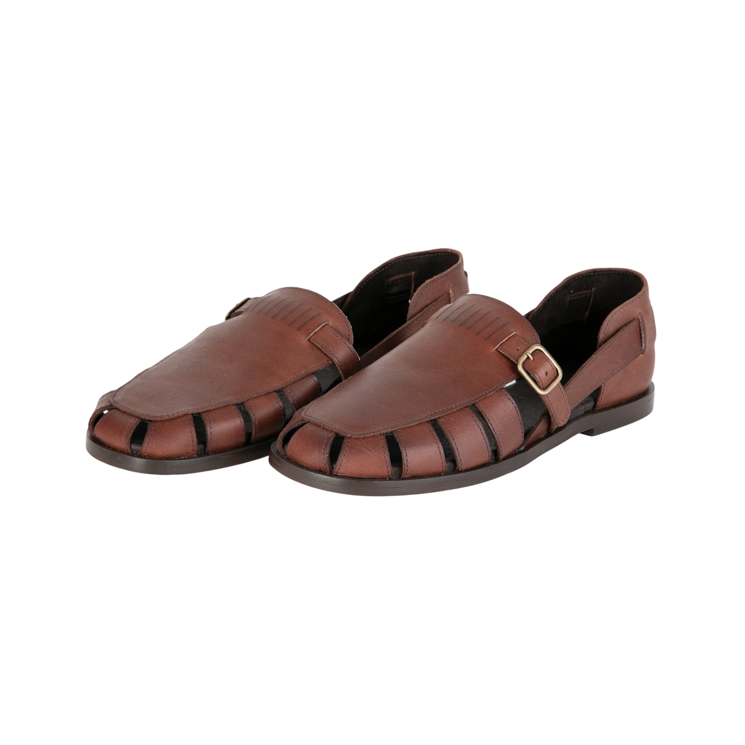 Adult Sandalen Pickels Dark Brown