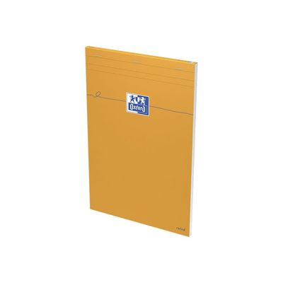 Oxford - Bloc notes - A4 + - 160 pages - blanc - 80G - orange