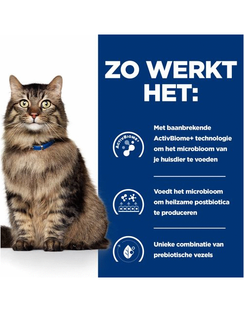 Hill's Prescription Diet Gastrointestinal Biome Digestive+ Fibre Care Zak - Kattenvoer - Kip 3 kg