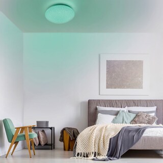 LED-Deckenleuchte Skyler 25cm weiß
