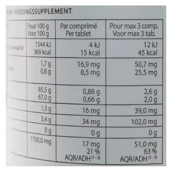 Pranarom Aromaself 30 Comprimés Neutres 30g