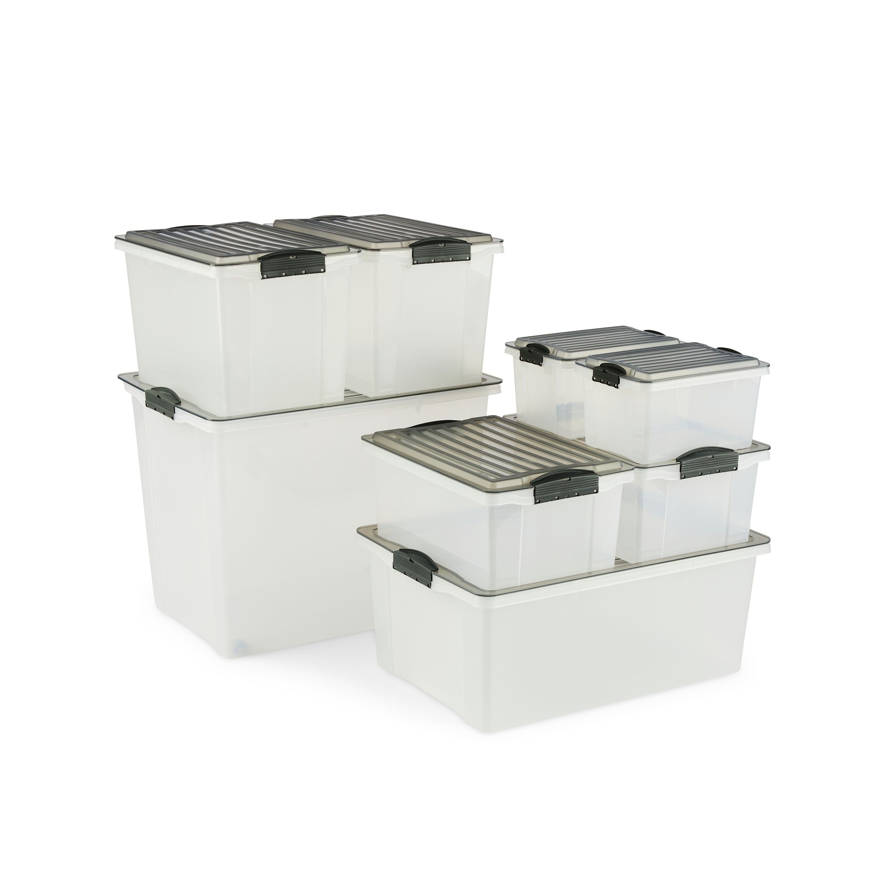 COMPACT Aufbewahrungsbox - Transparent / B: 27.0 cm x T: 39.5 cm x H: 18.0 cm