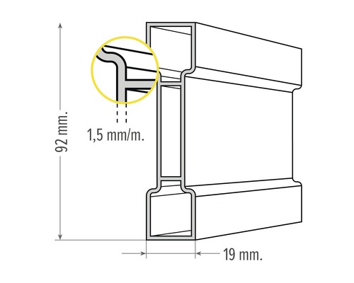 Aluminium afwerklat, liniaal en waterpas, metselaarslob, 150 cm, met 2 waterpassen en 2 handgrepen, robuuste uitvoering