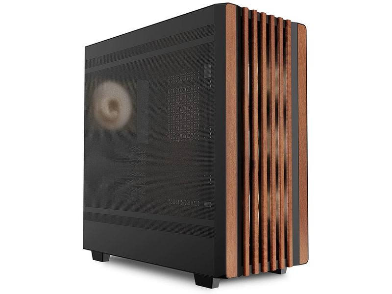 Sharkoon PC-Gehäuse Rebel C70M RGB Mid-Tower mit vier vorinstallierten 120-mm-PWM-Lüftern und adressierbarer RGB-Beleuchtung