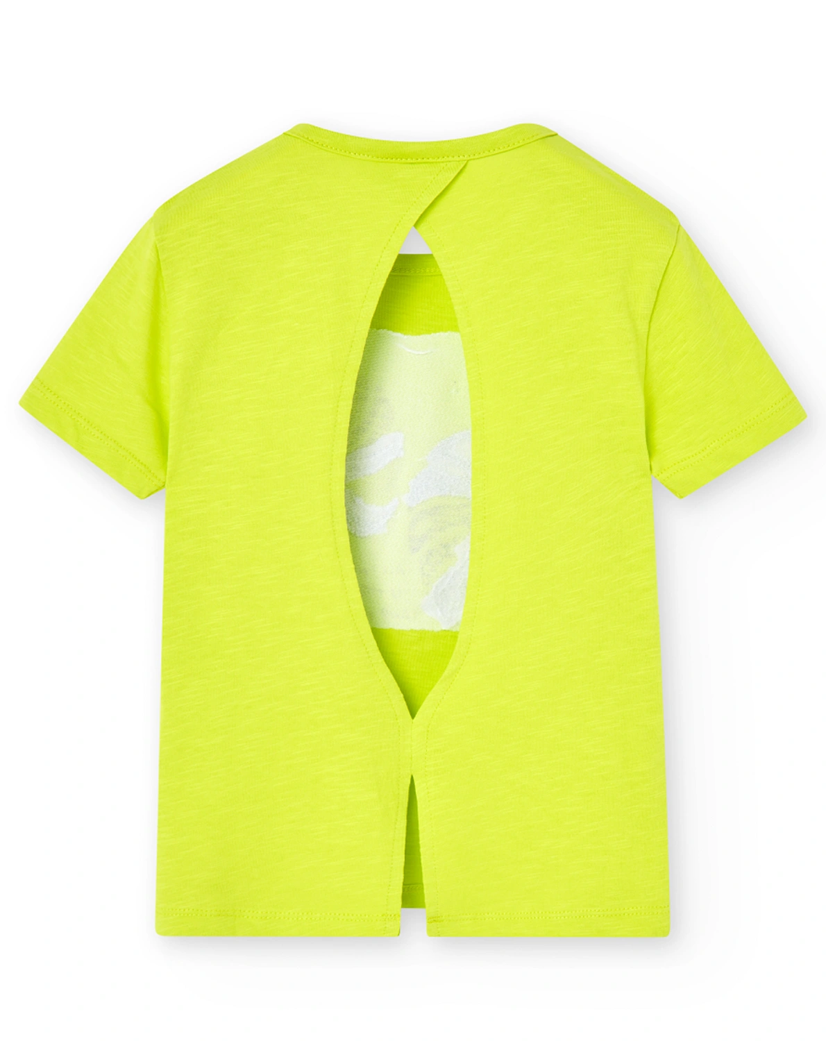 T-Shirt LEAVES in gelb