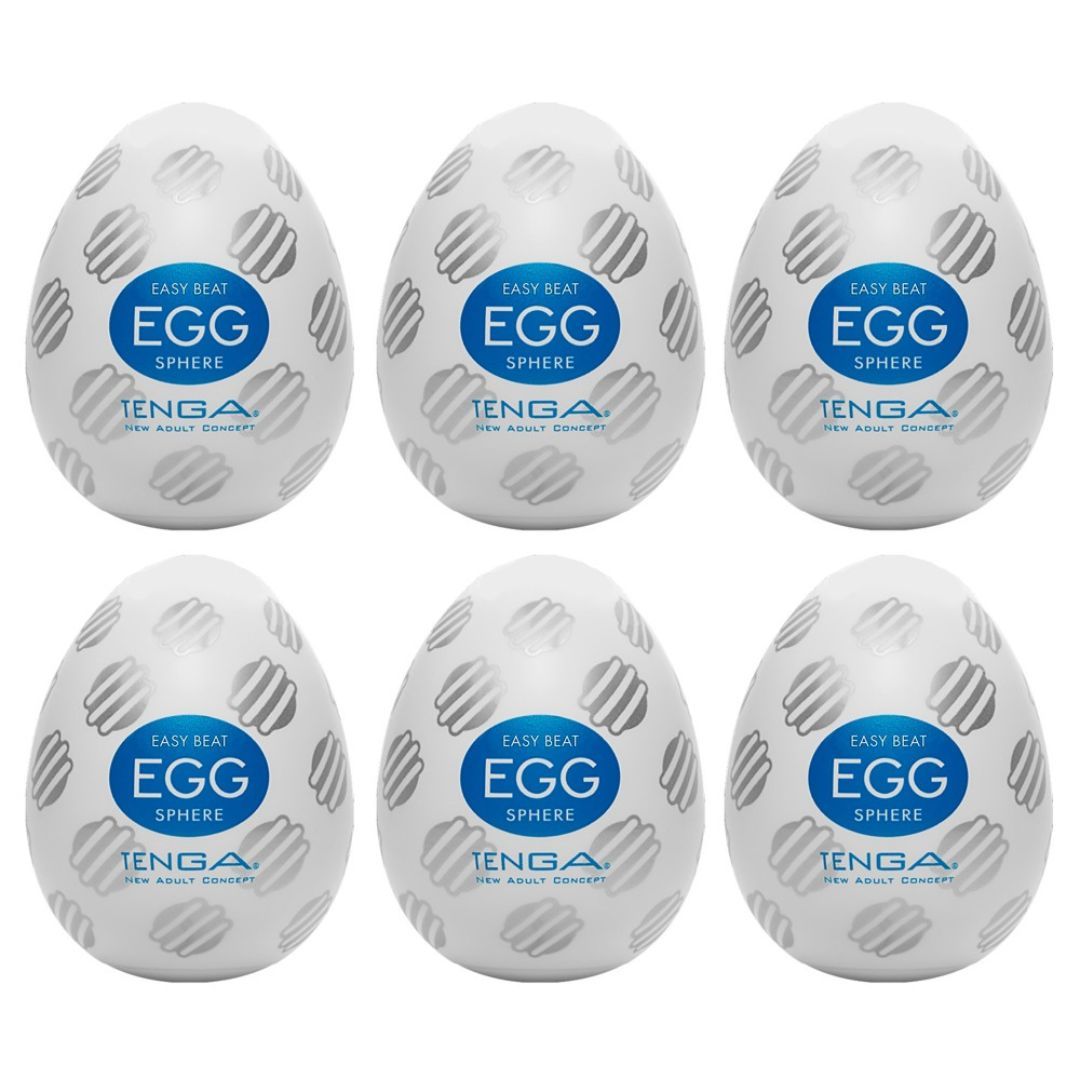 Tenga Ei Masturbator „Egg Sphere“ mit Rillenkugel-Struktur