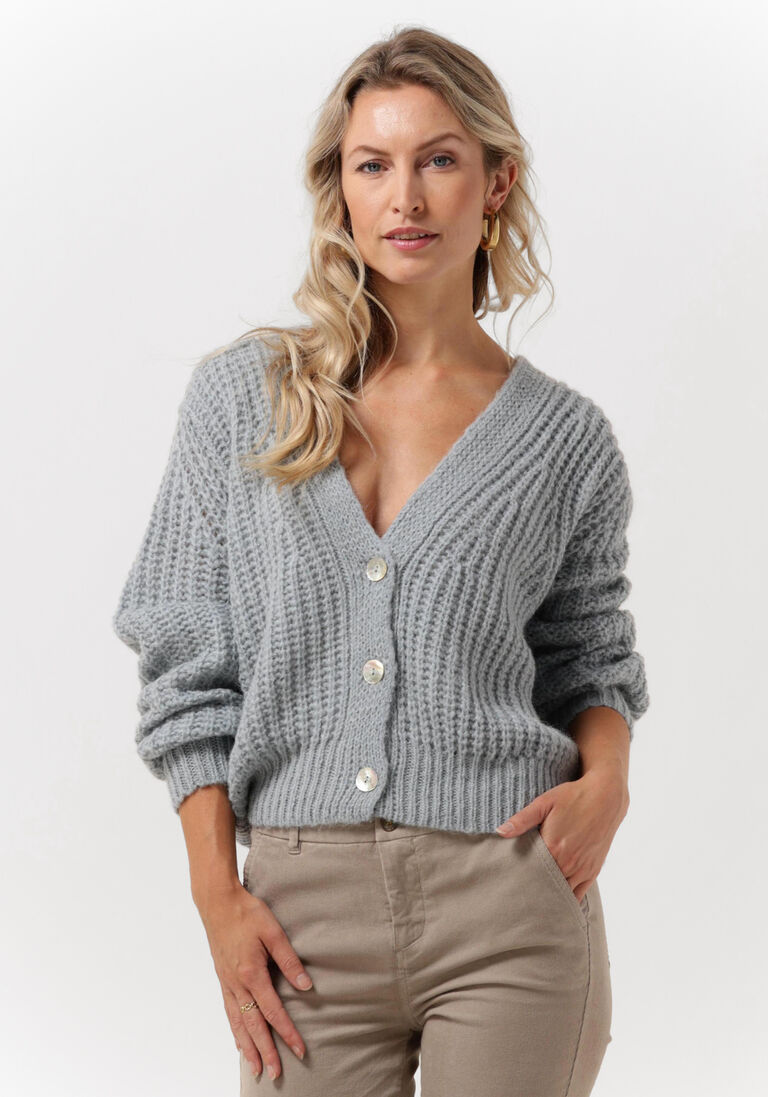 BY-BAR blauwe by-bar vest katy cardigan