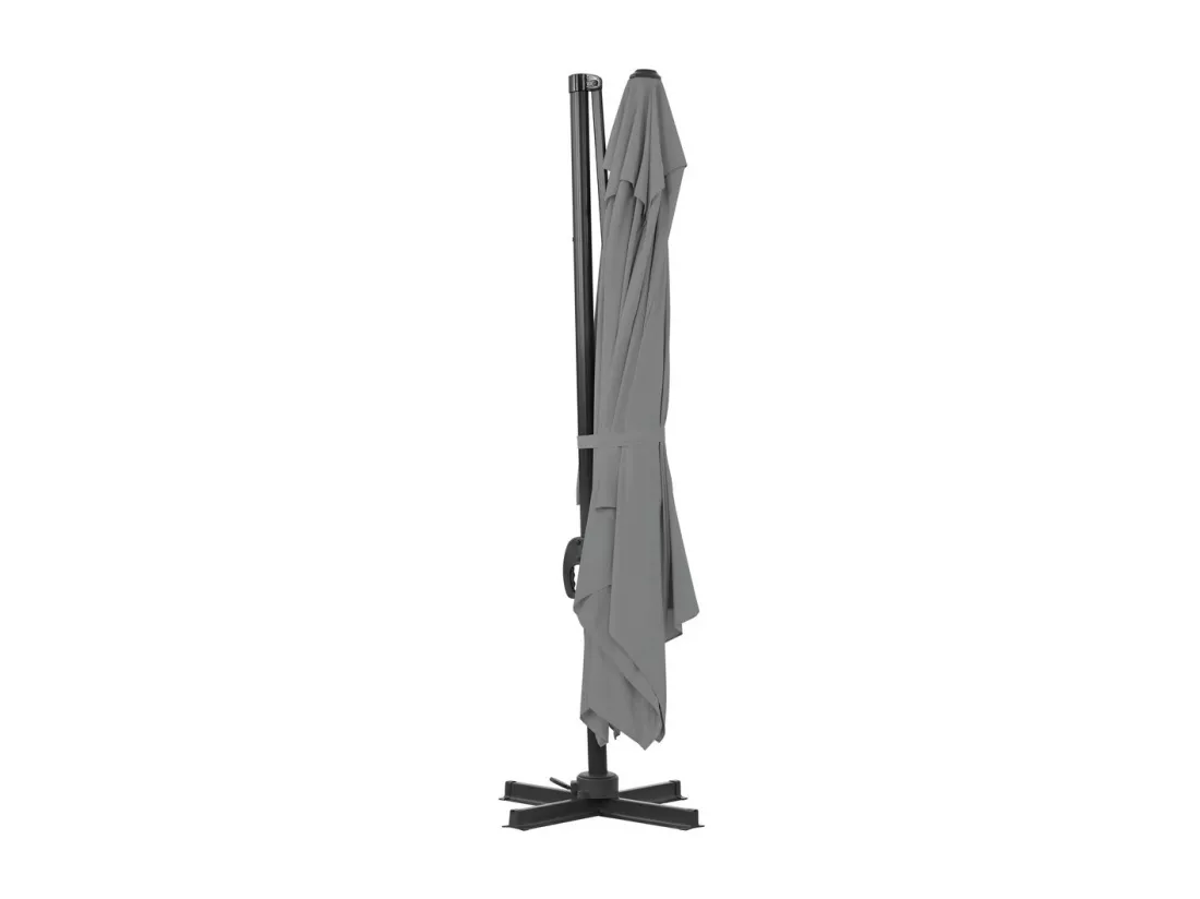 Parasol jardin déporté en aluminium 