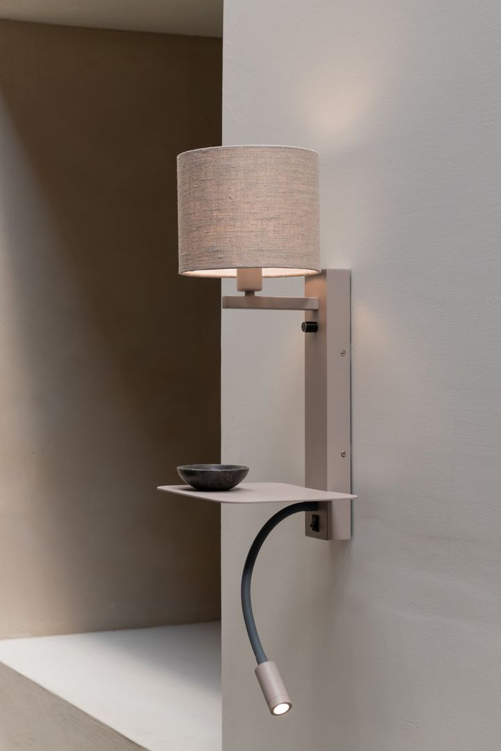Wandlamp Florence Sand, Dark Linen van It's about RoMi