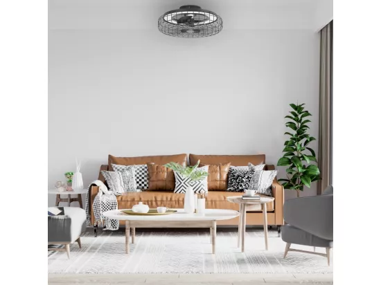 Forlight Merak Ventilateur de plafond avec lampe LED sans lames. 6 - Ventilateur de plafond à vitesse et lumière réglable 2700