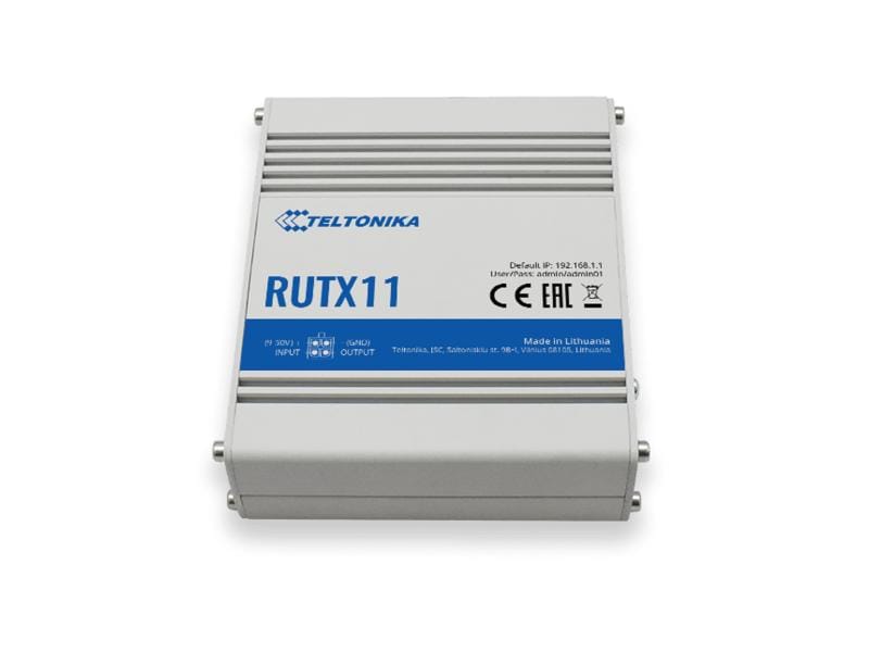 Teltonika LTE-Industrierouter RUTX11 mit WLAN-AC Teltonika LTE-Industrierouter RUTX11 mit WLAN-AC