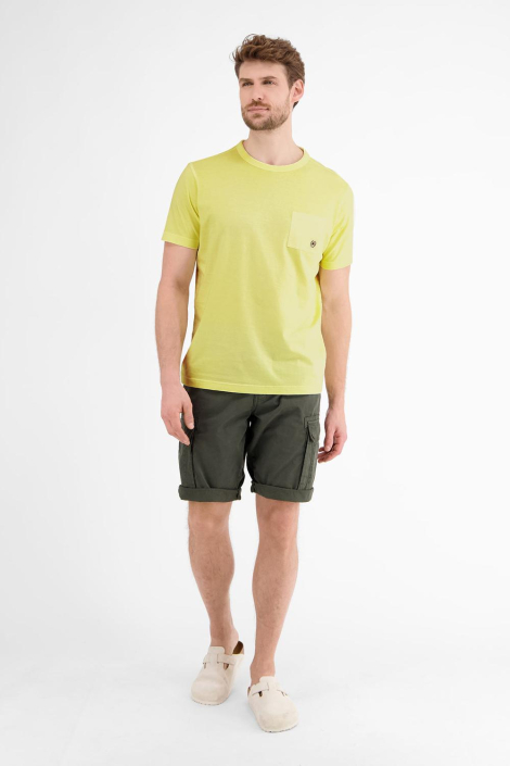 Lerros gele heren t-shirt