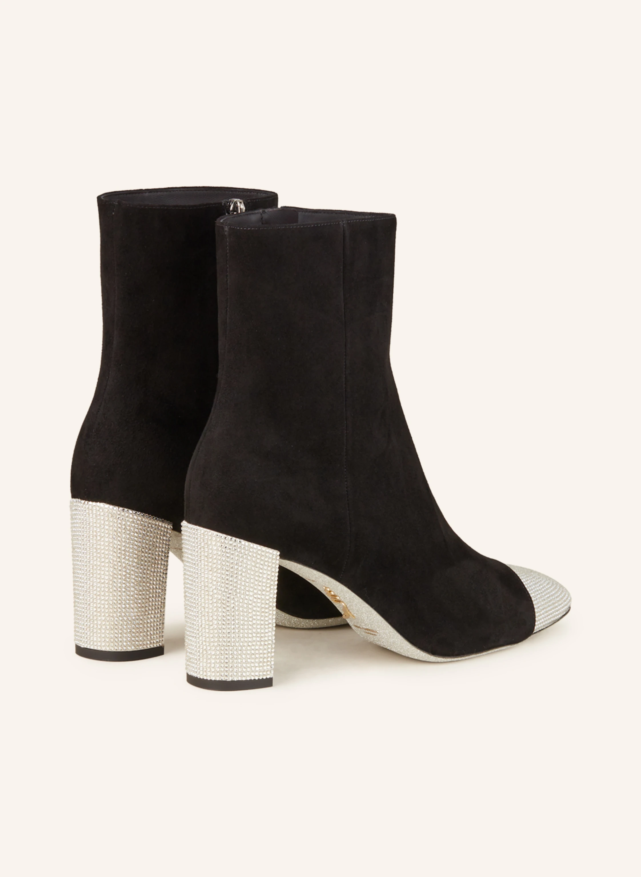 RENE CAOVILLA Stiefeletten mit Schmucksteinen