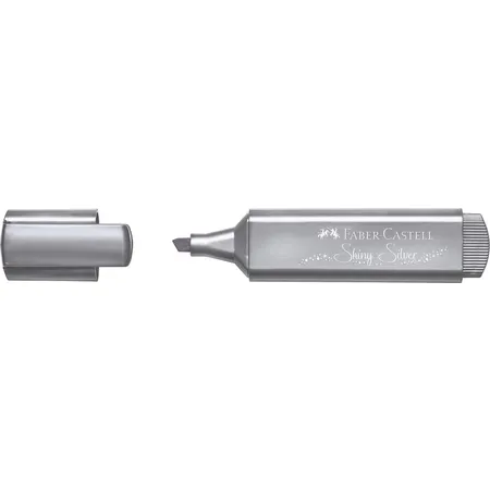 Faber-Castell Textmarker Textliner TL46 Metallic sílber