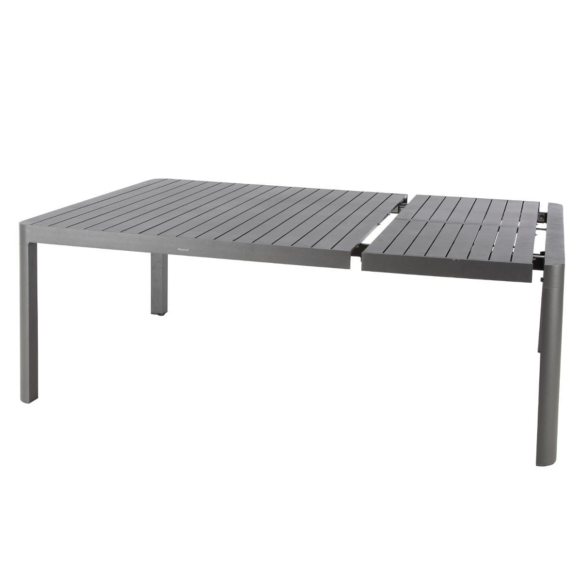 TABLE PARADIZE EXTENSIBLE RECTANGLE GRAPHITE 10 PLACES