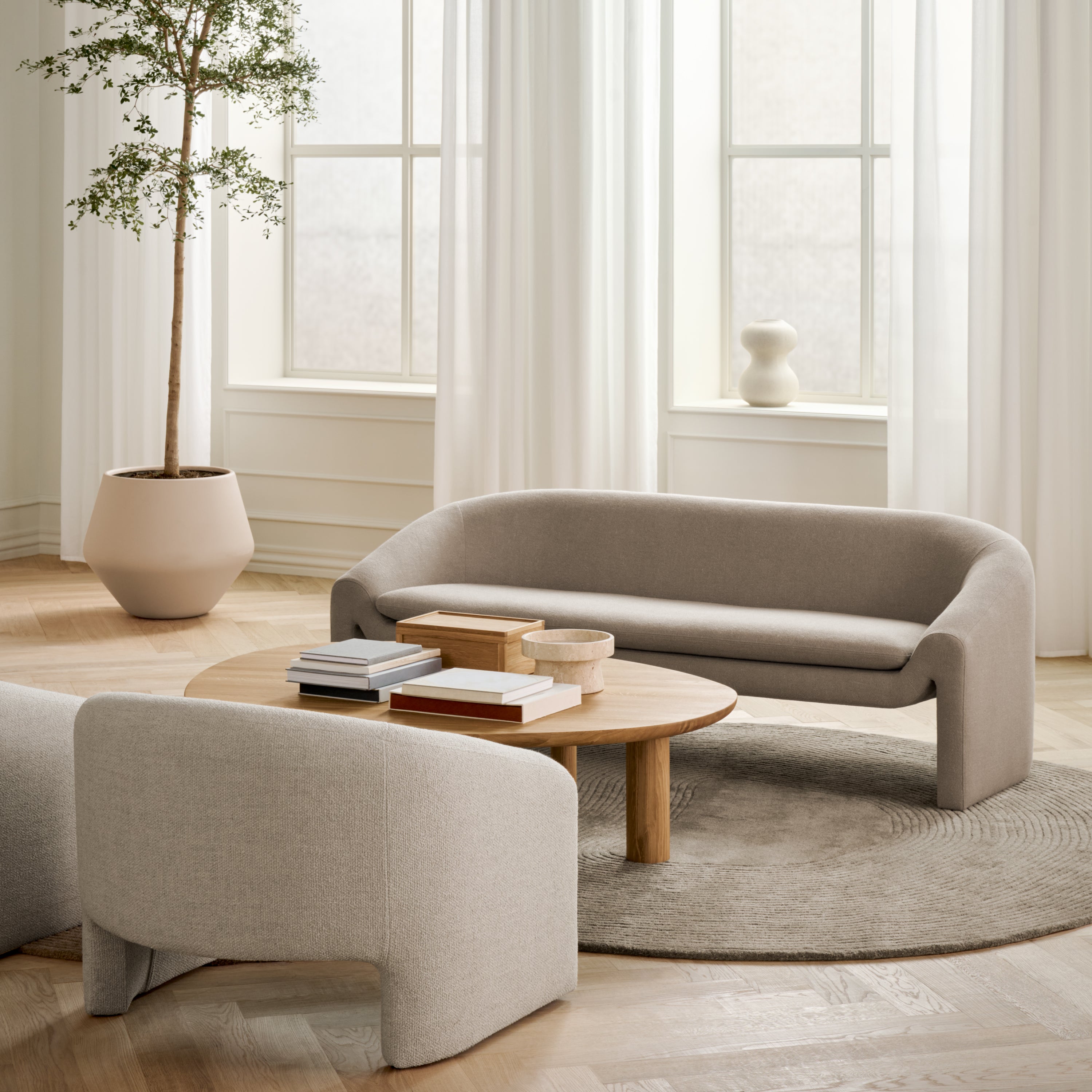 Bolia Mielo 2,5-zitsbank - Dark Beige