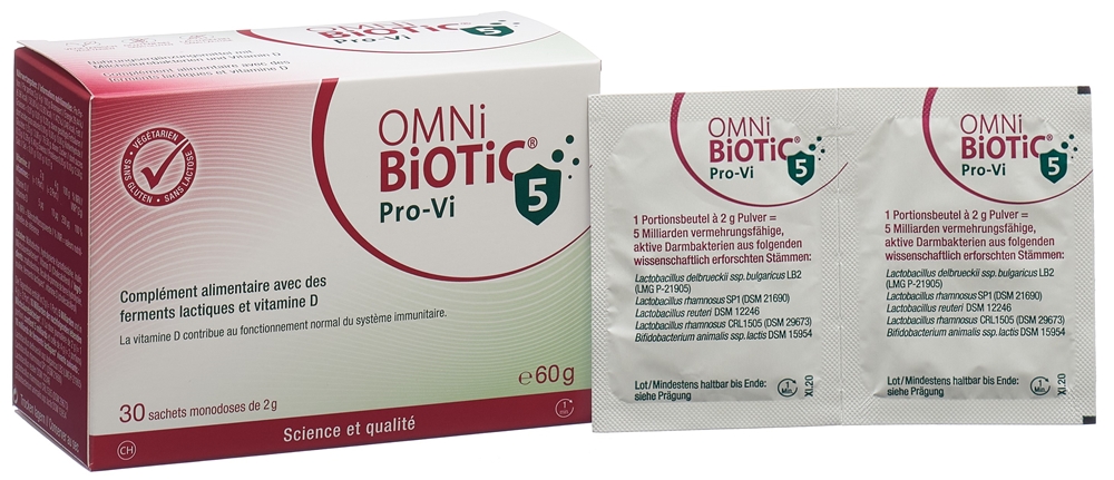 OMNI-BIOTIC Pro-Vi 5<br>30 × 2 g, Beutel, Pulver