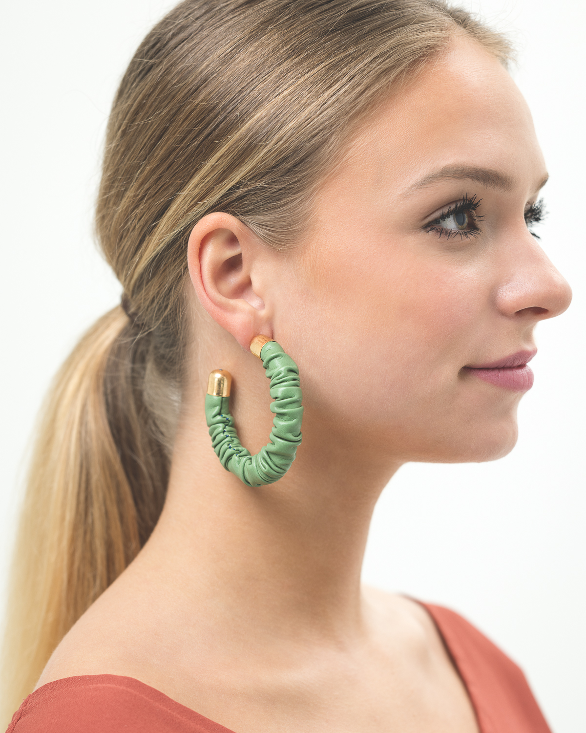 Creolen - Green Hoop