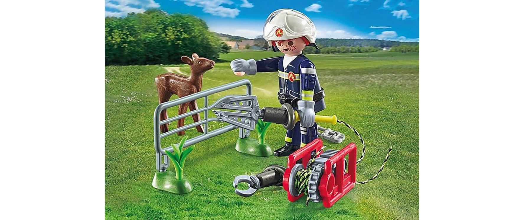 Action Heroes Feuerwehr-Tierrettung 71467Kleines Spielset