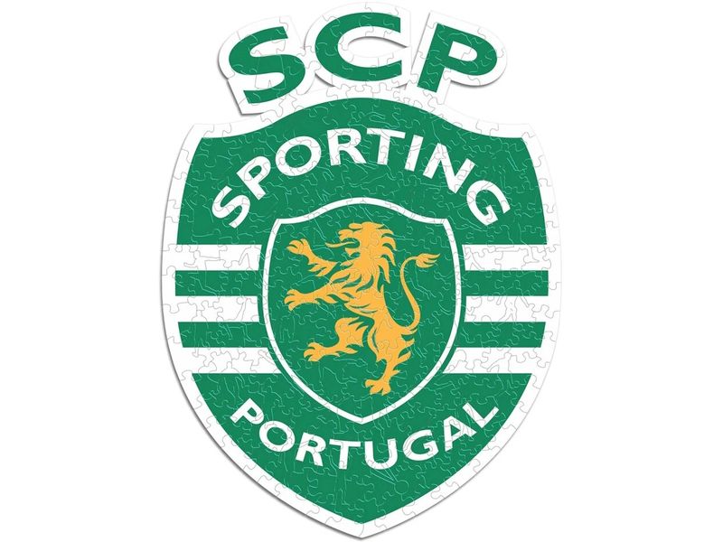 Iconic Puzzle Sporting CP – Logo Offizielles Holzpuzzle, Grösse M