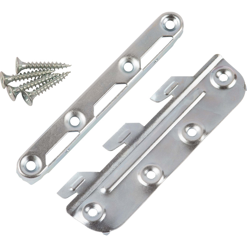 Bedbeslag garnituur 130mm 4 stuks