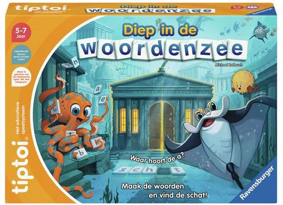 Ravensburger - Tiptoi® Spel - Diep in de Woordenzee - Leersysteem