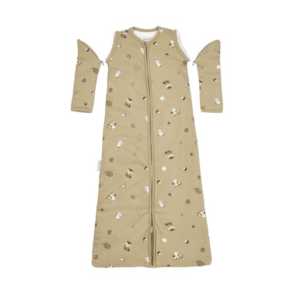 Meyco Baby Forest Animals 4 Seizoenen Slaapzak - Sand