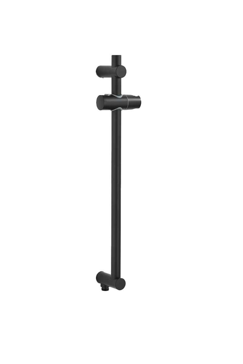 Saniclear Nero inbouwregendouche 30cm met wandarm, 3 standen handdouche en glijstang zwart mat