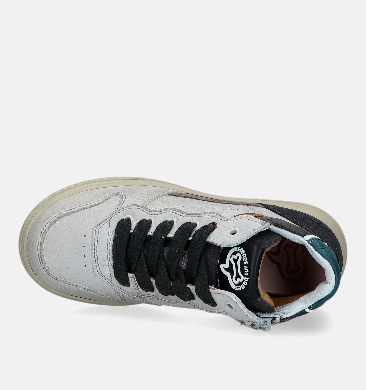 Hoge schoenen beige
