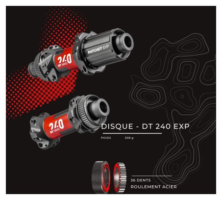 Paire de Roues Legend Wheels 35P Pro⁴ - 12X100 - 12X142mm - DT 240 EXP - Disc Centerlock - Sram XDR