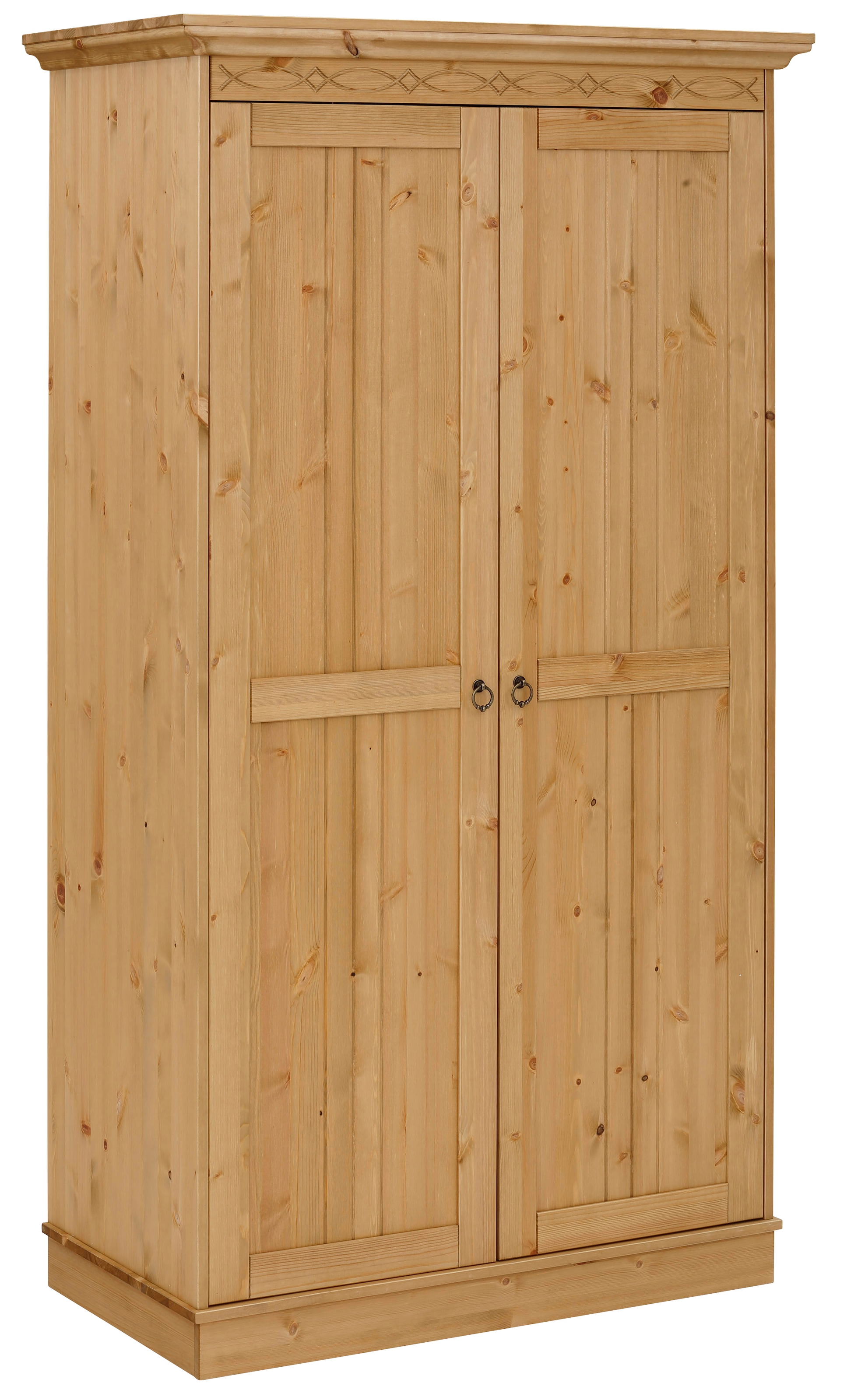 Home affaire Drehtürenschrank »Indra« 3 Breiten: 100/145/233 cm  H/T ca.187/54 cm,  aus massiver Kiefer, mit Spiegel bei der 3- und 5trg.Variante