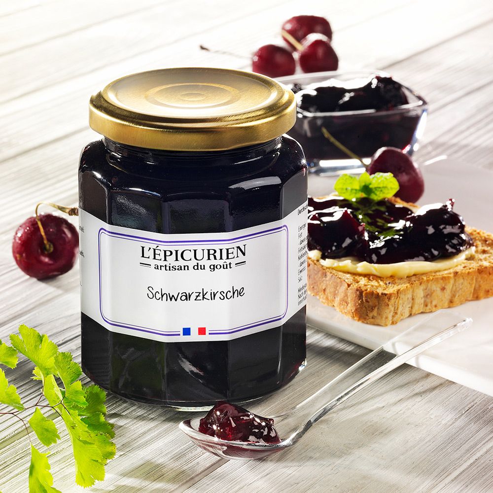 L'Épicurien Konfitüre Schwarzkirsche