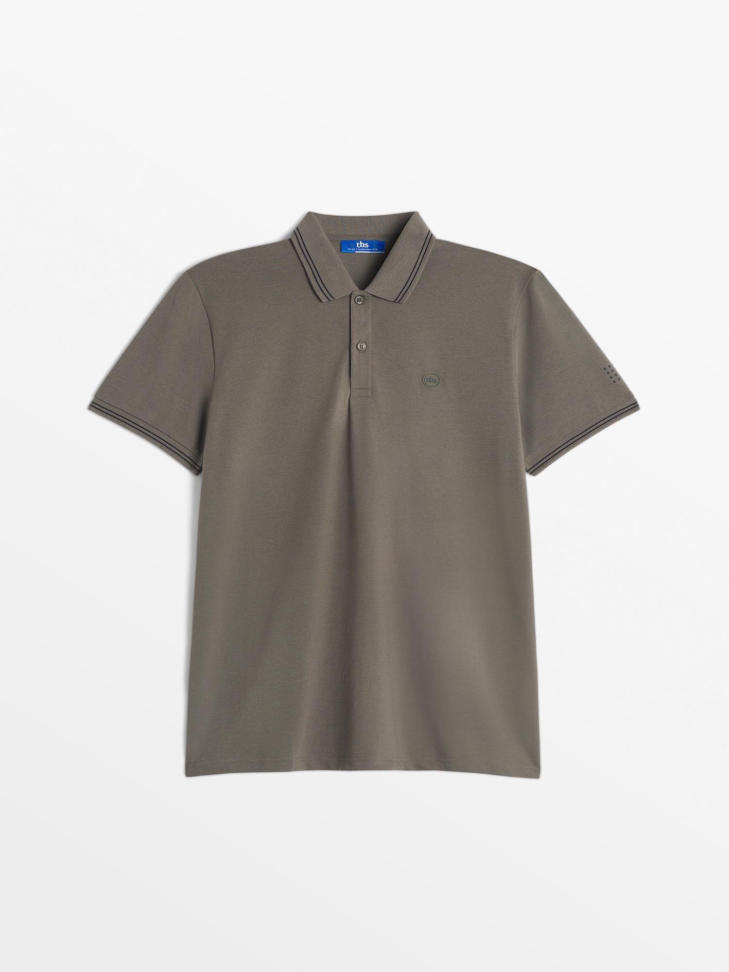 Polo Homme Manches Courtes Kaki