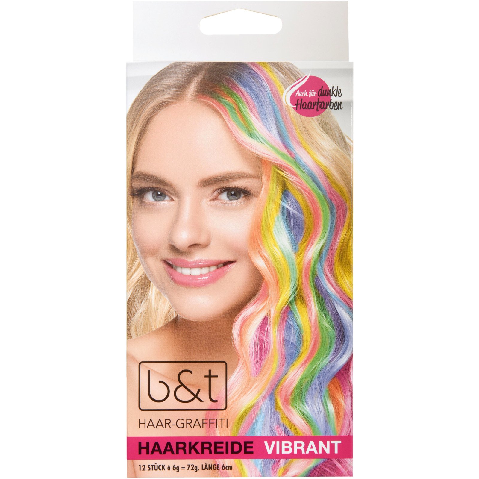 b&t Haarkreide Vibrant 12 x 6 g