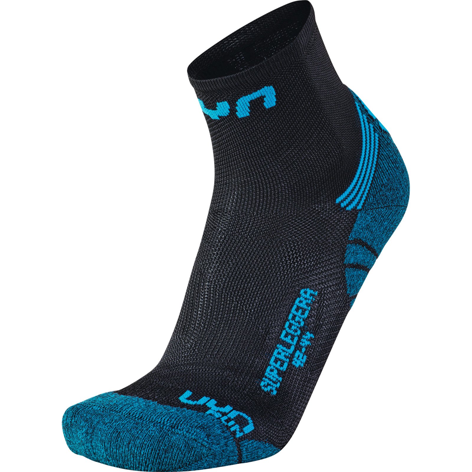 UYN Herren-Runningsocken Superleggera 39-41, schwarz