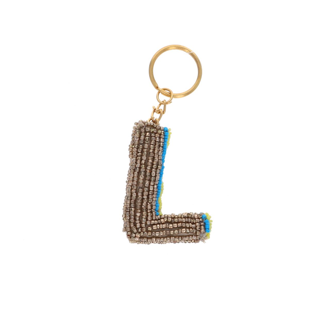 Porte-clés en perles initiale - Lettre de A à Z