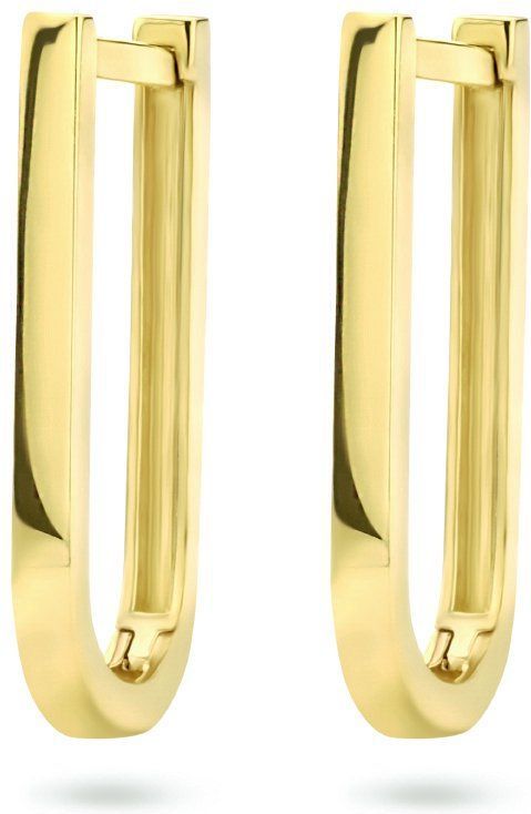 Klapoorringen - 14k Geelgouden - Dames - Scharniersluiting - 1.5 mm Breedte