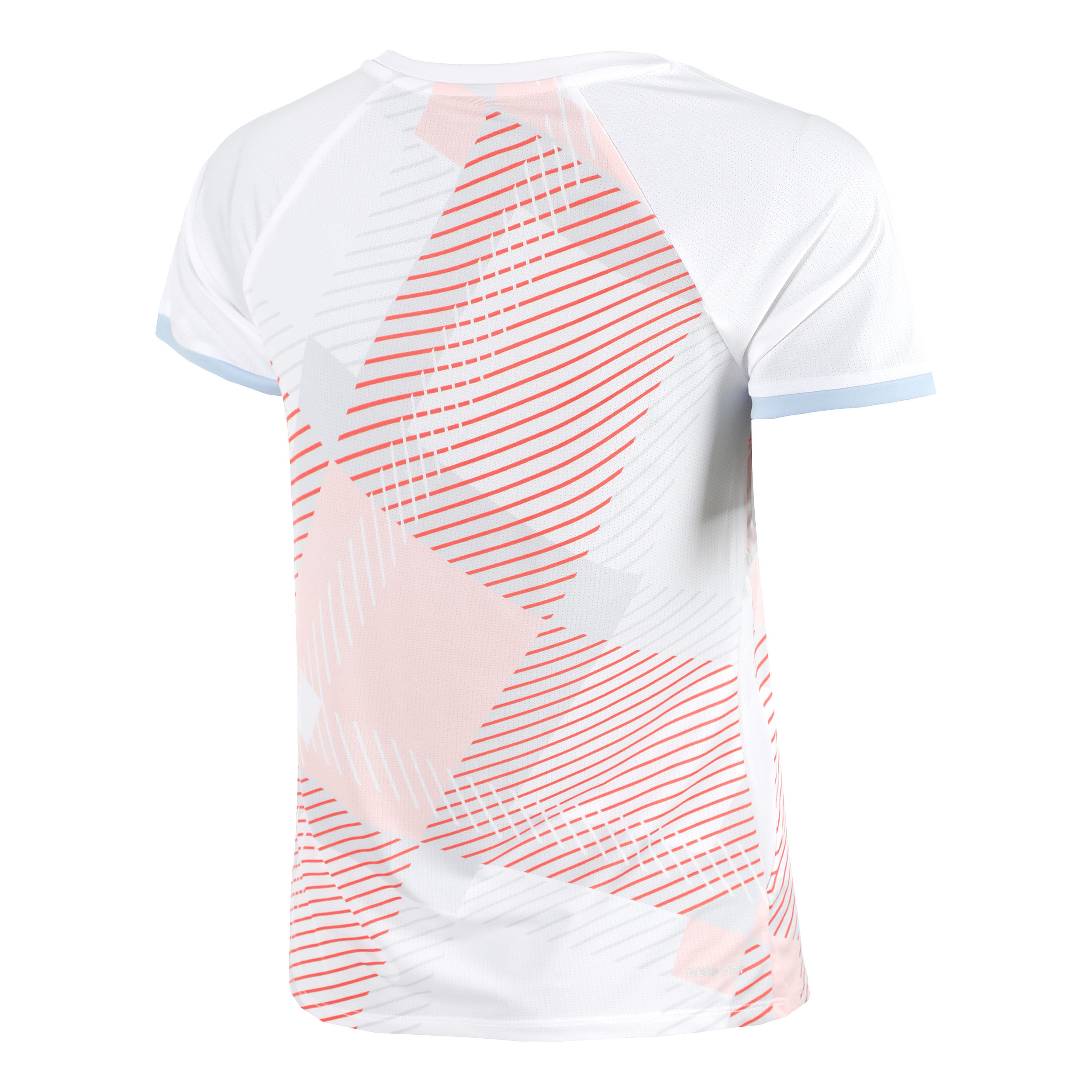 Lotto Tech IV D1 T-shirt Femmes - Rosé, Blanc