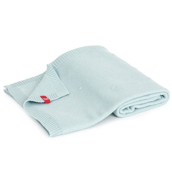 Couverture coton pure   Pétrol        80 x 100 cm   de               Vox