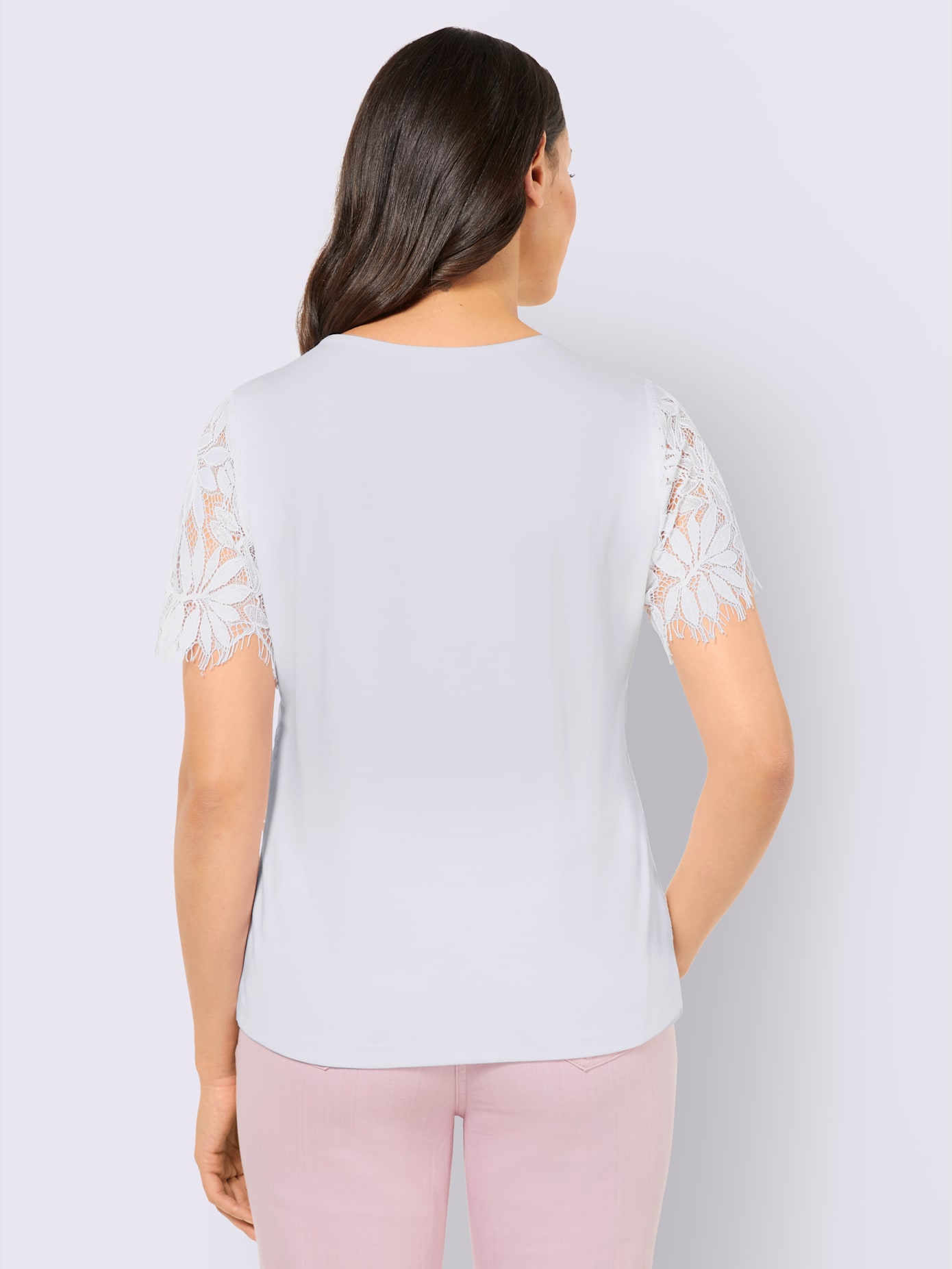 T-shirt en dentelle 40% viscose