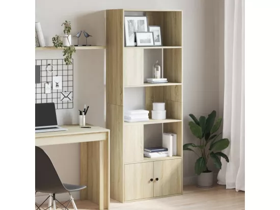 Bibliothèque chêne sonoma 70x36x189 cm bois d'ingénierie