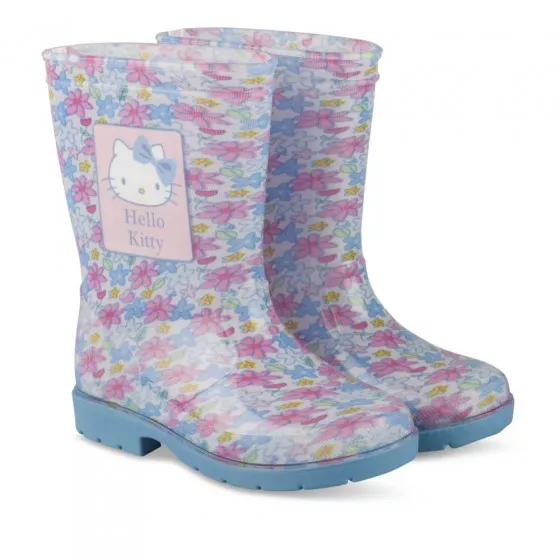 Bottes de pluie BLEU HELLO KITTY