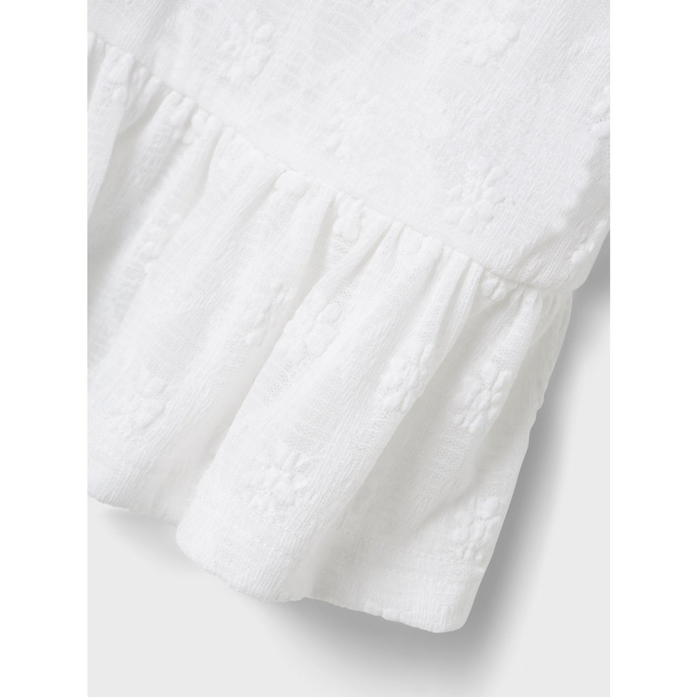 Køb Name It Bright White Holo Kort Top