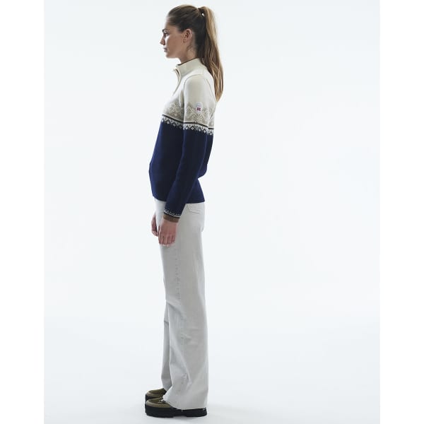Pull DALE OF NORWAY MORITZ F SWEATER NAVY BRONZE BEIGE OFFWHITE